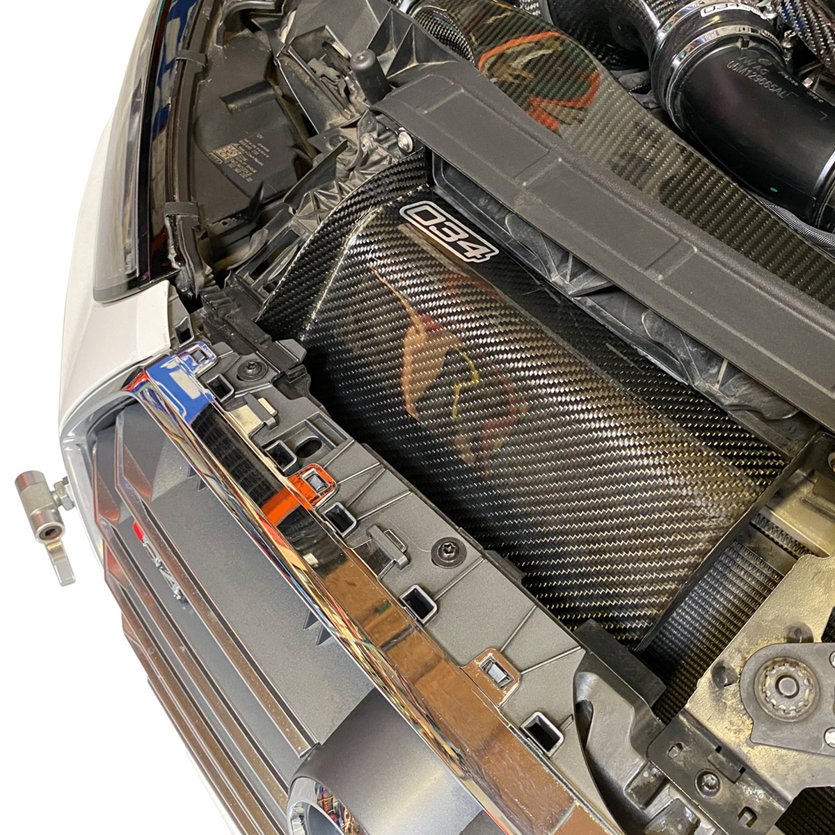 X34 Carbon Fiber Air Scoop, Standard Intercooler Size - Image 7