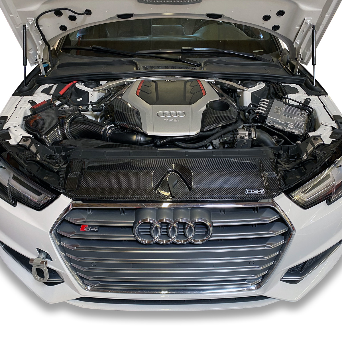 Carbon Fiber Radiator Support Cover for Audi B9/B9.5 A4/S4 - Image 5