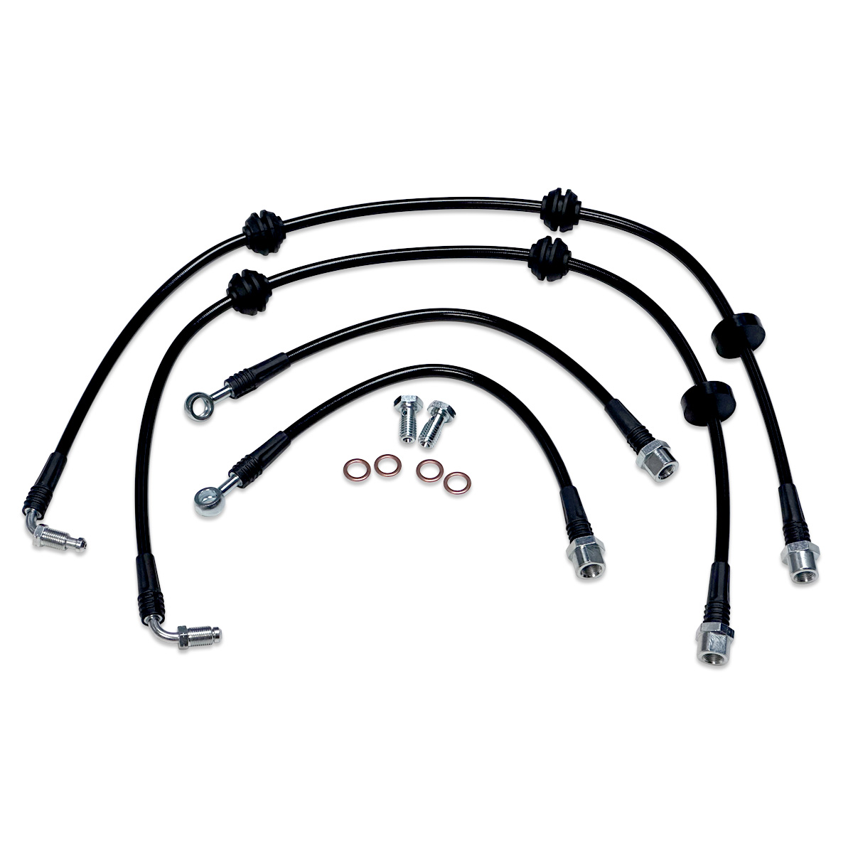 Stainless Steel Braided Line Kit, B9/B9.5 Audi A4/S4, A5/S5/RS5, Q5/SQ5