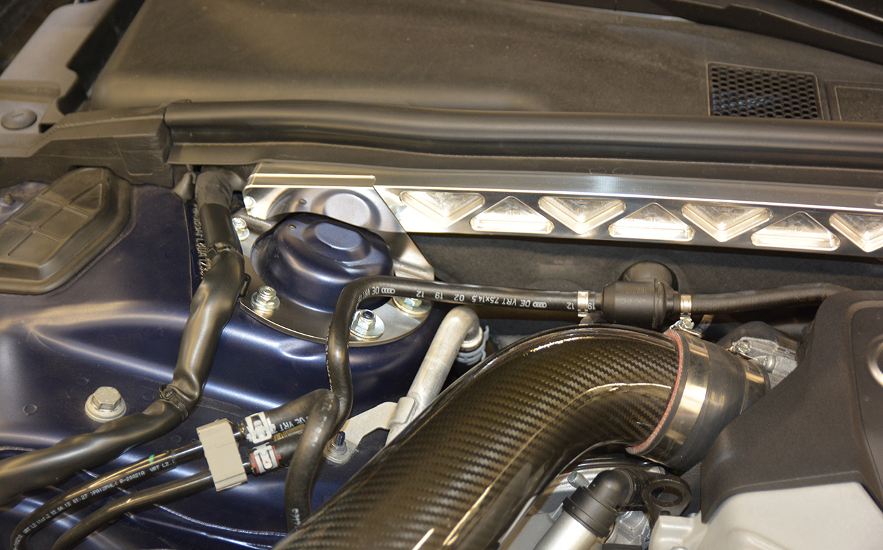 034Motorsport Front Strut Brace, B8 Audi A4/S4, Allroad, Billet Aluminum - Image 6