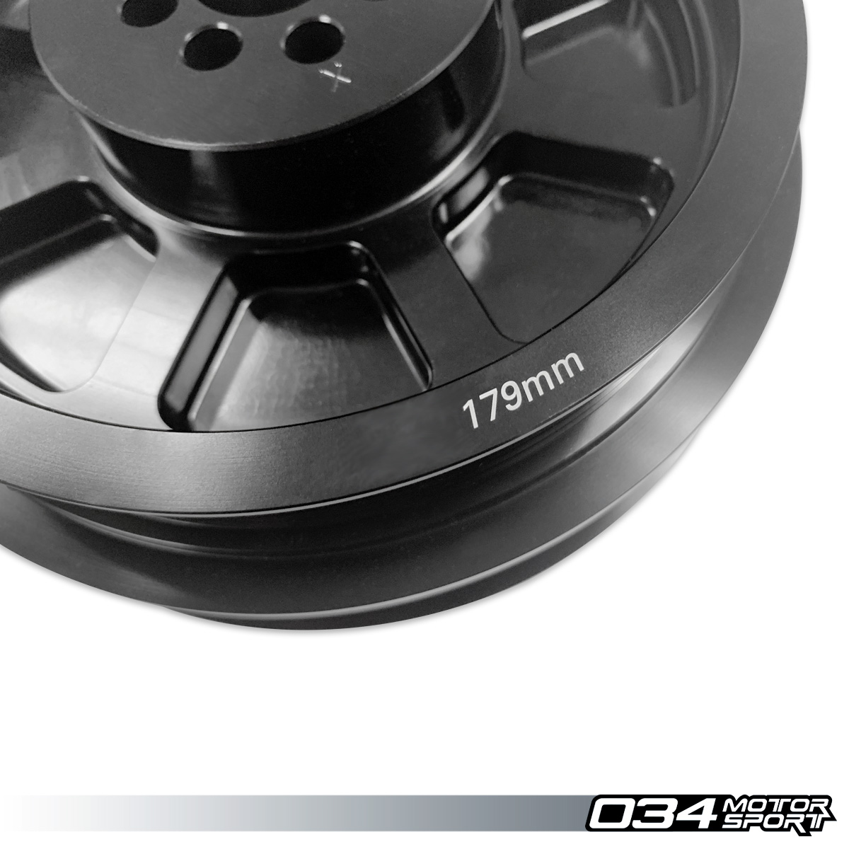 034Motorsport 3.0 TFSI Supercharger 179mm Crank Pulley Upgrade, B8/B8.5 Audi S4/S5/Q5/SQ5 & C7 Audi A6/A7 - Image 3