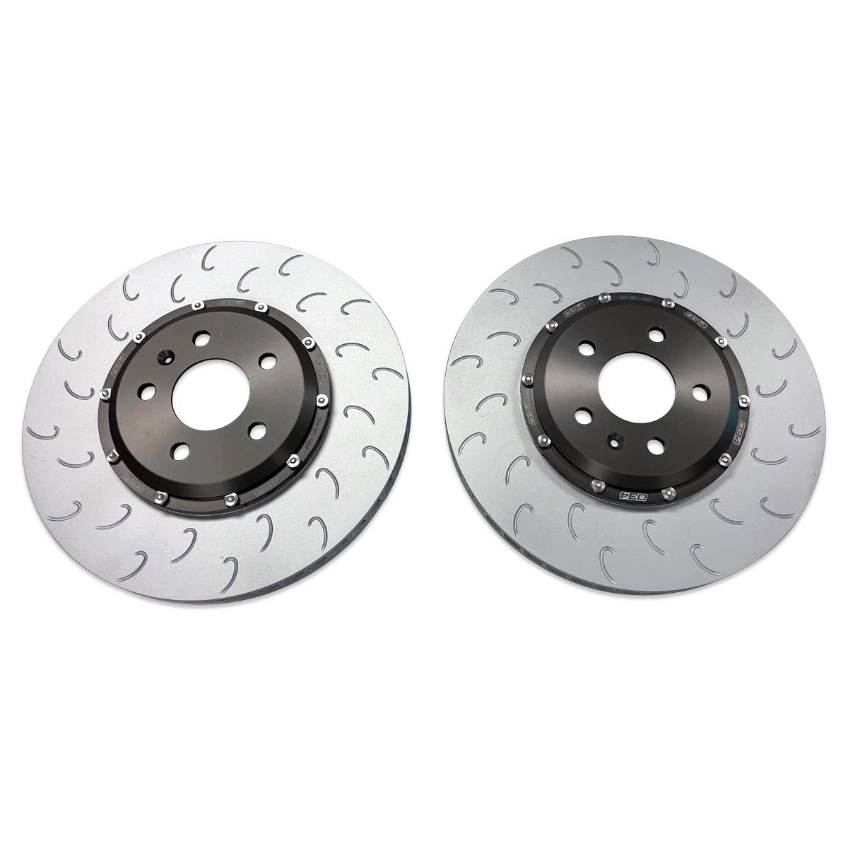 2-Piece Floating Front Brake Rotor Upgrade Kit for Audi B8/B8.5 S4/S5/Q5