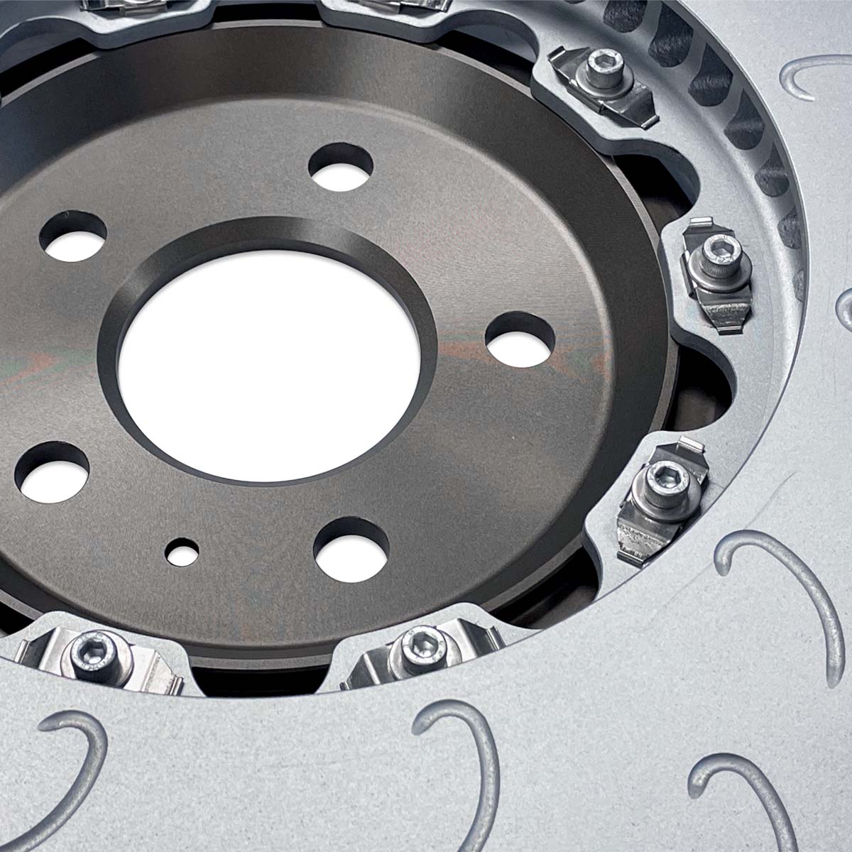 2-Piece Floating Front Brake Rotor Upgrade Kit for Audi B8/B8.5 S4/S5/Q5 - Image 5