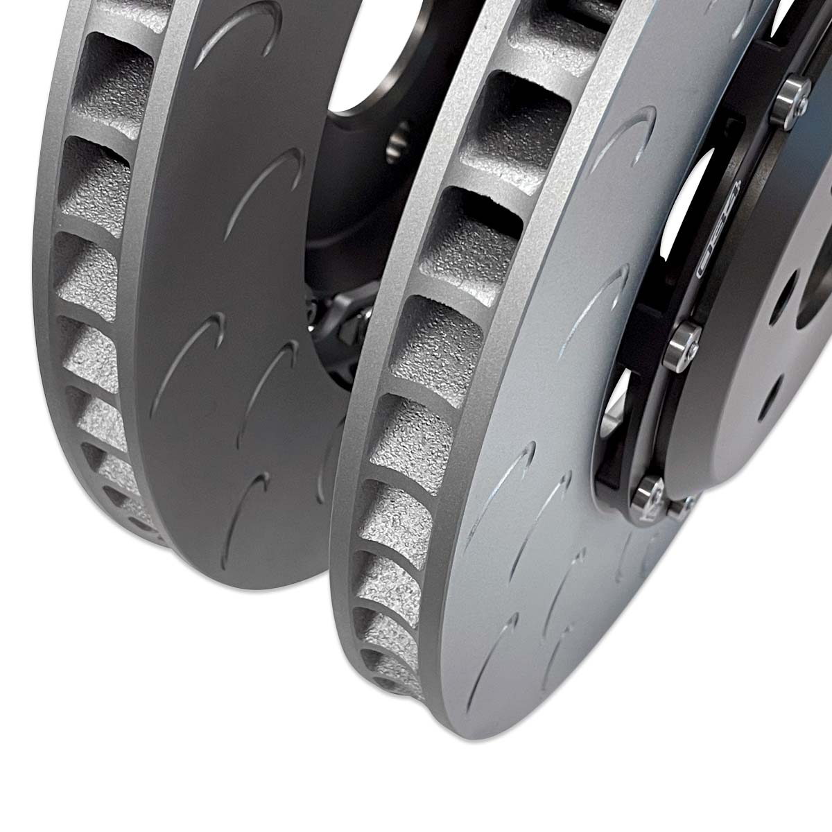 2-Piece Floating Front Brake Rotor Upgrade Kit for Audi B8/B8.5 S4/S5/Q5 - Image 7