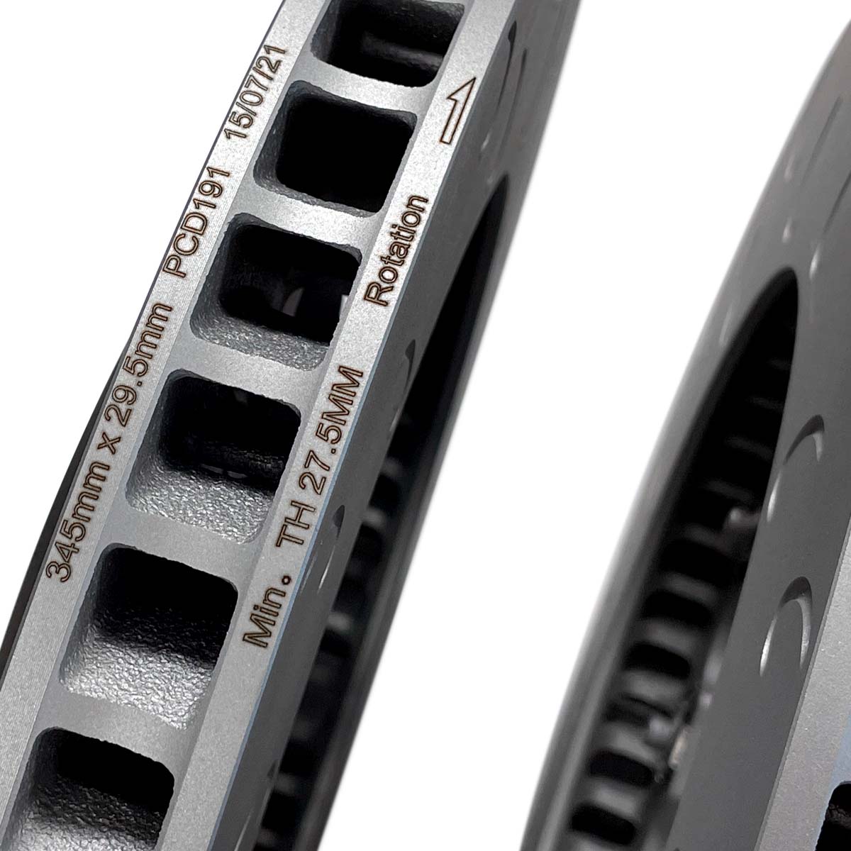 2-Piece Floating Front Brake Rotor Upgrade Kit for Audi B8/B8.5 S4/S5/Q5 - Image 8