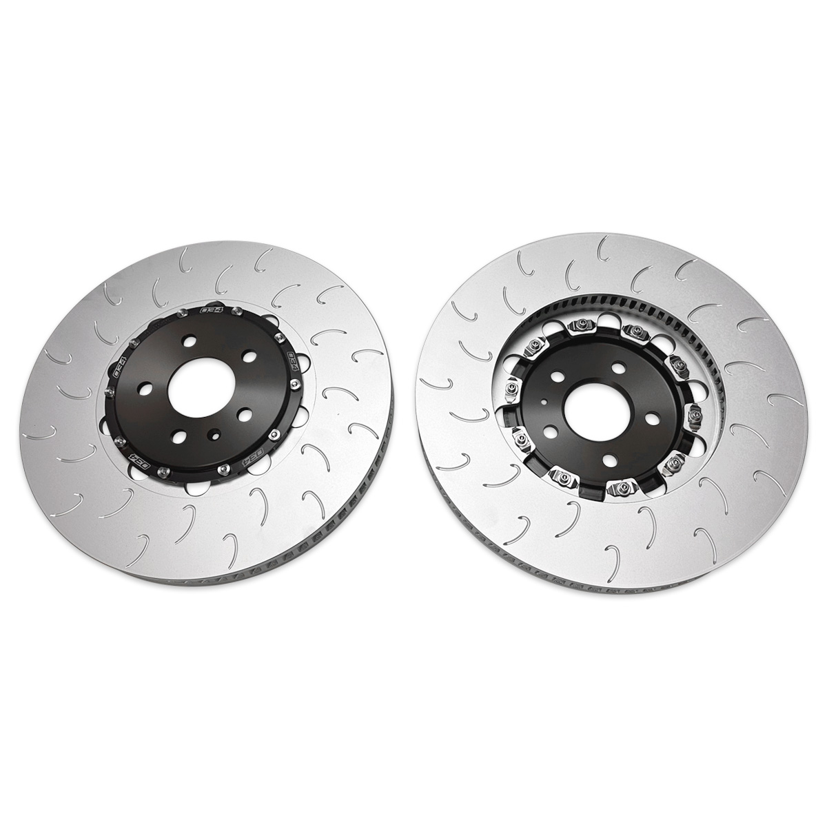 2-Piece Floating Front Brake Rotor Upgrade Kit for Audi B8.5 SQ5 - Image 2