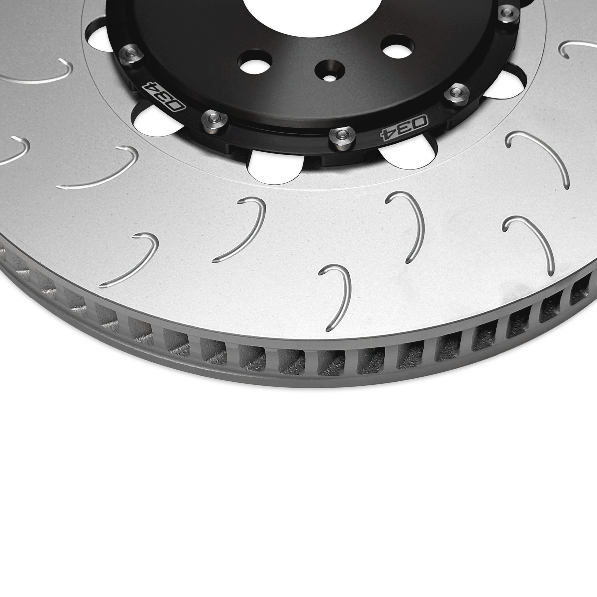 2-Piece Floating Front Brake Rotor Upgrade Kit for Audi B8.5 SQ5 - Image 4