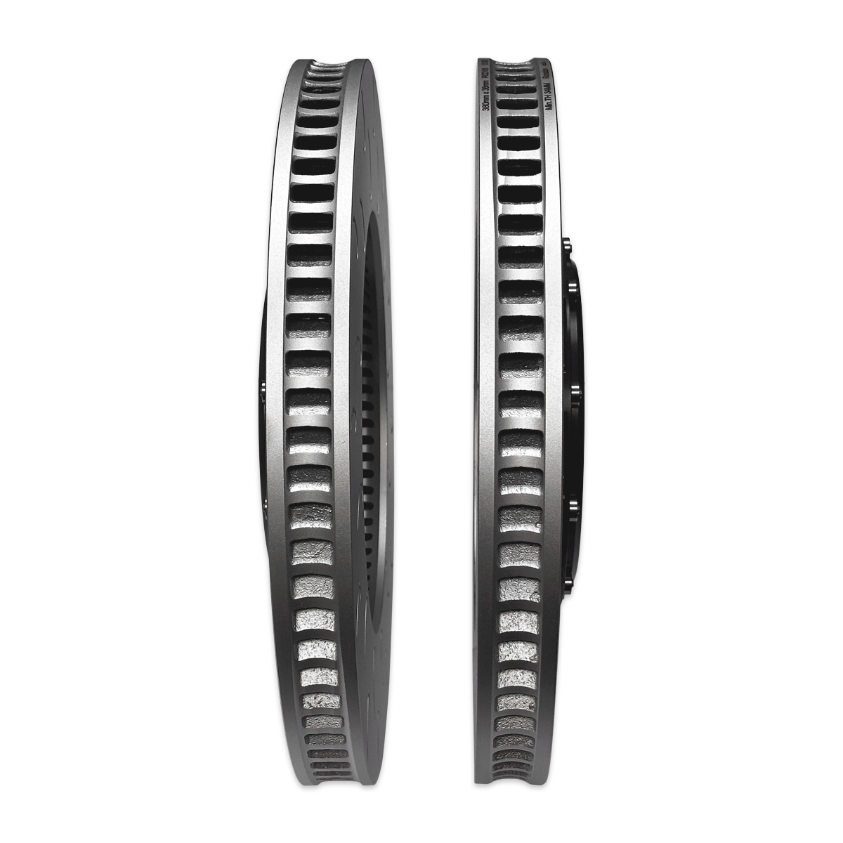 2-Piece Floating Front Brake Rotor Upgrade Kit for Audi B8.5 SQ5 - Image 5