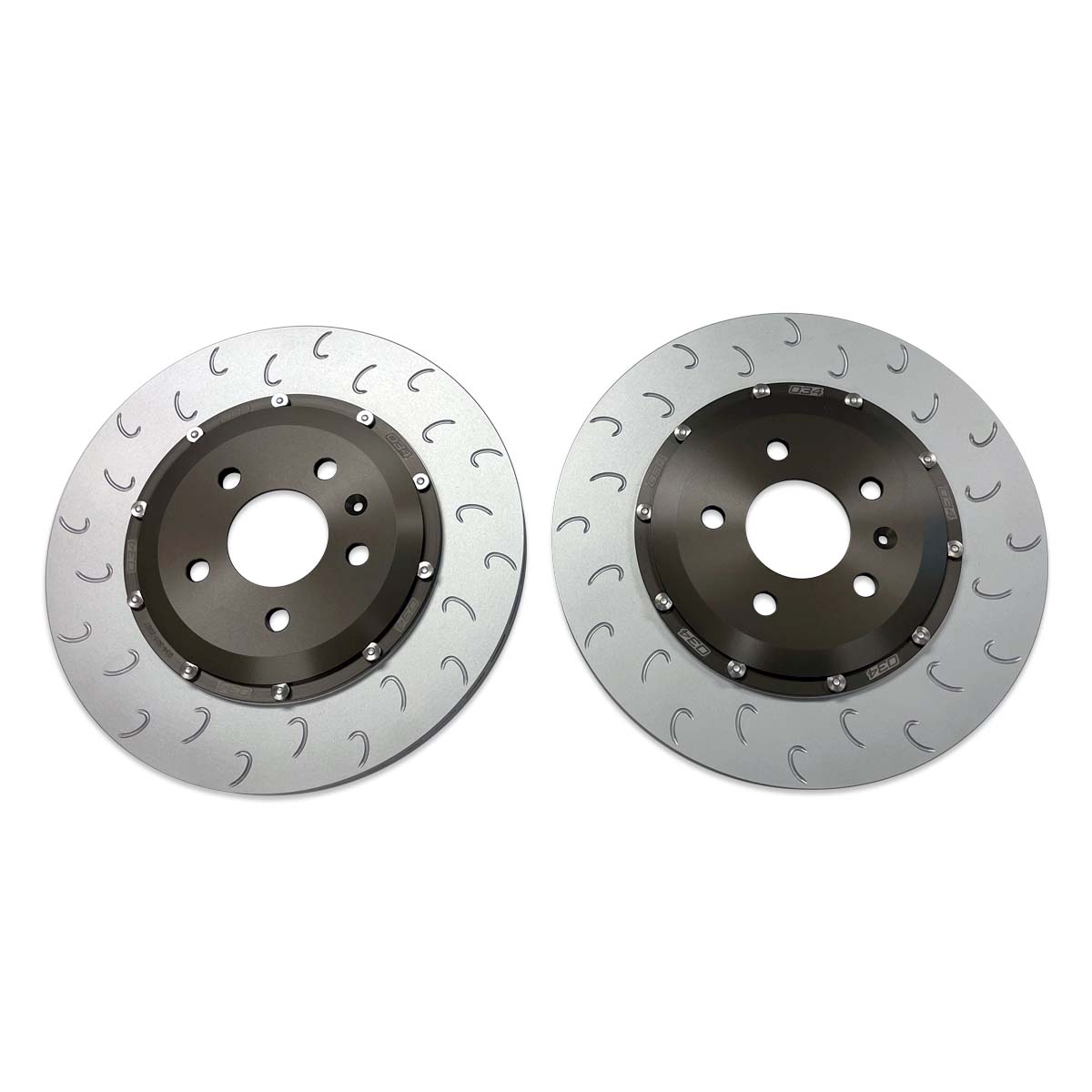 2-Piece Floating Rear Brake Rotor Upgrade Kit for Audi B8/B8.5 S4/S5 & Q5/SQ5