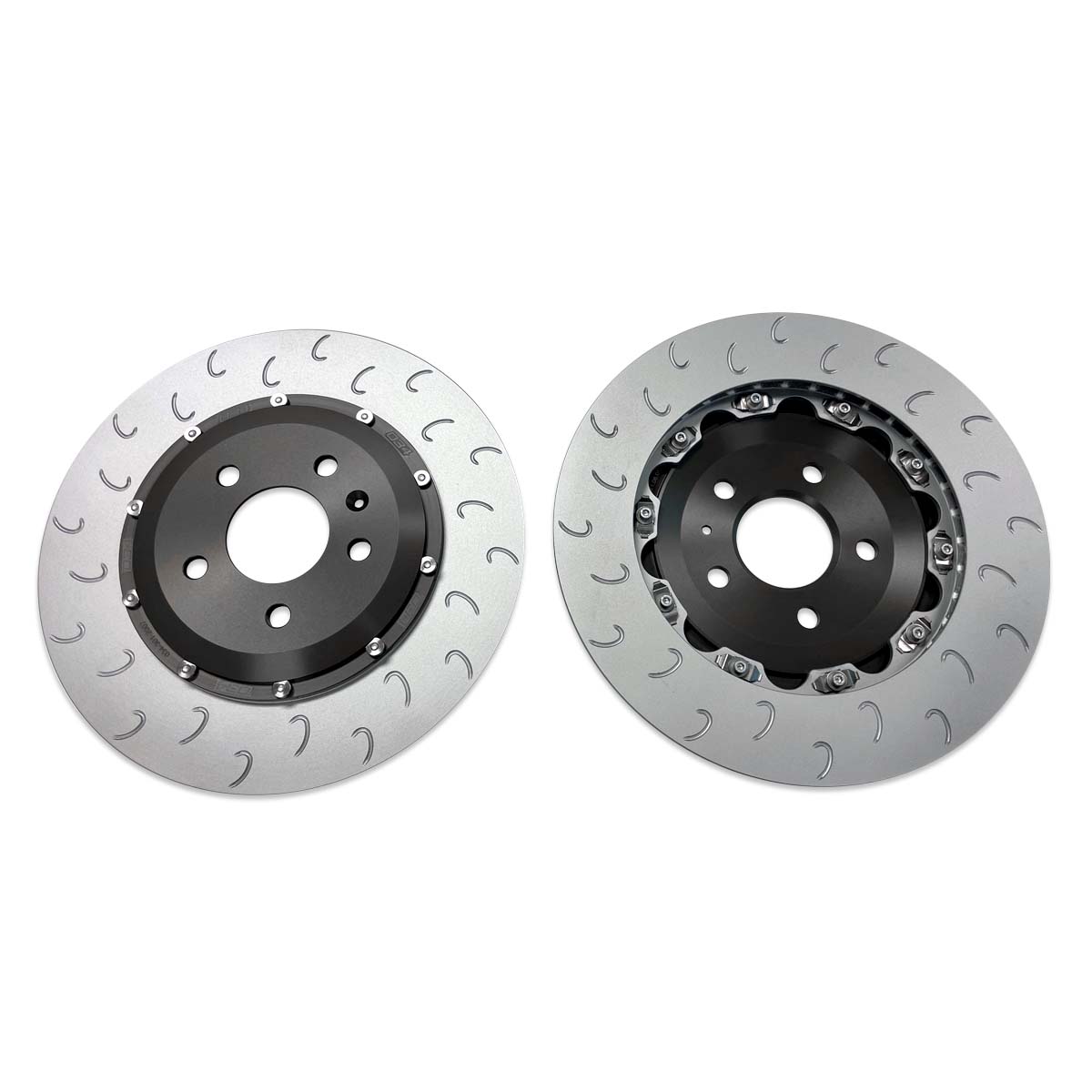 2-Piece Floating Rear Brake Rotor Upgrade Kit for Audi B8/B8.5 S4/S5 & Q5/SQ5 - Image 2