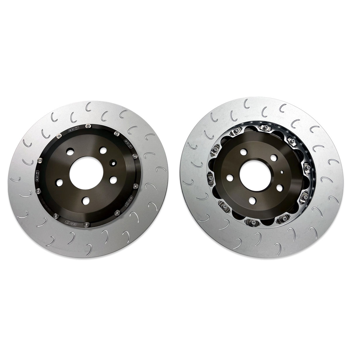 2-Piece Floating Rear Brake Rotor Upgrade Kit for Audi B9/B9.5 RS4/RS5 - Image 3