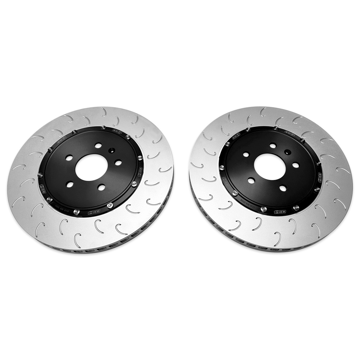 2-Piece Floating Rear Brake Rotor Upgrade Kit for Audi C8 S6/S7, D5 A8/S8, & 4M/4M.5 Q7/SQ7/Q8/SQ8