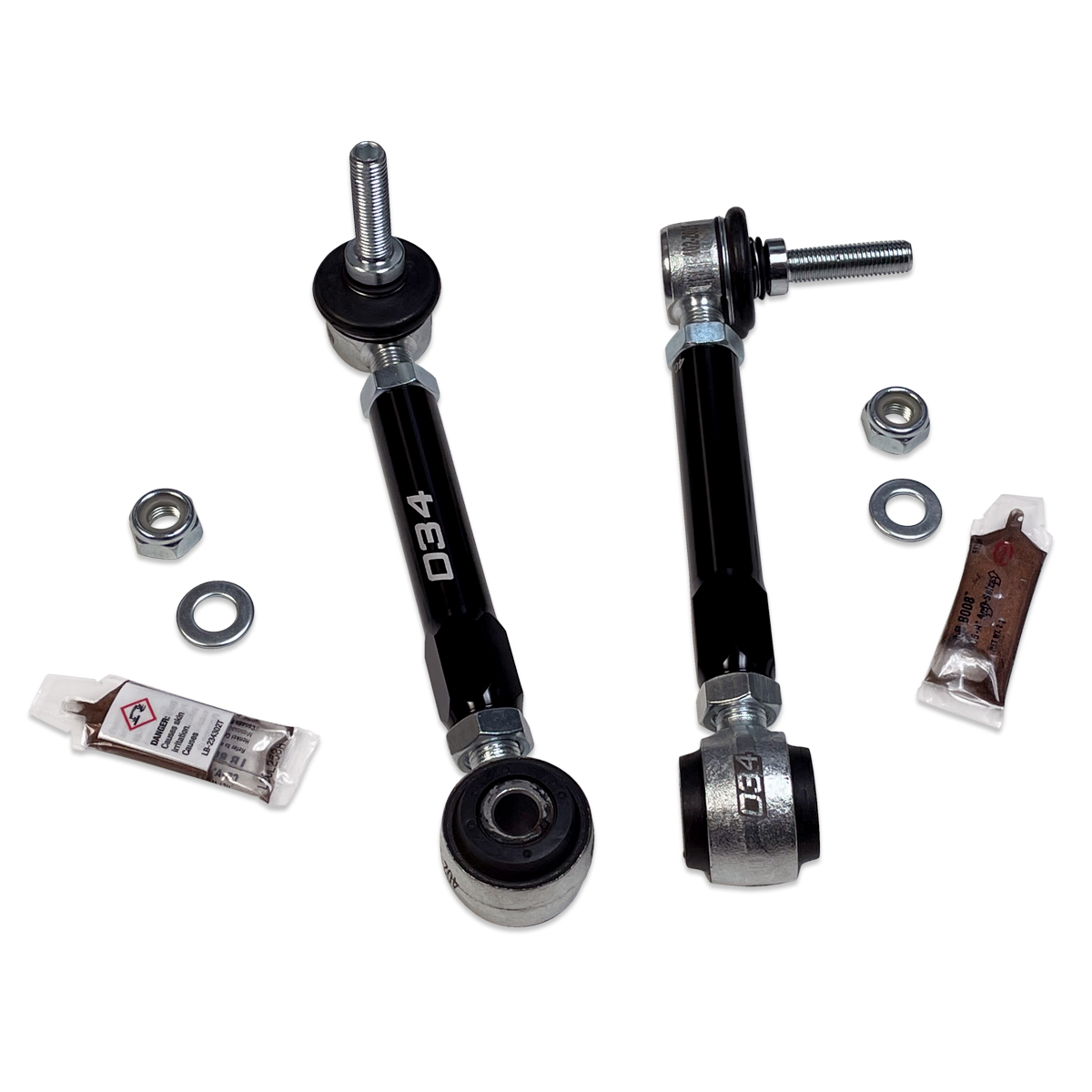 Dynamic+ Billet Adjustable Front Sway Bar End Links For Audi B8/B9, C7/C8, 4L/4M, 4M8 & Porsche 95B Chassis